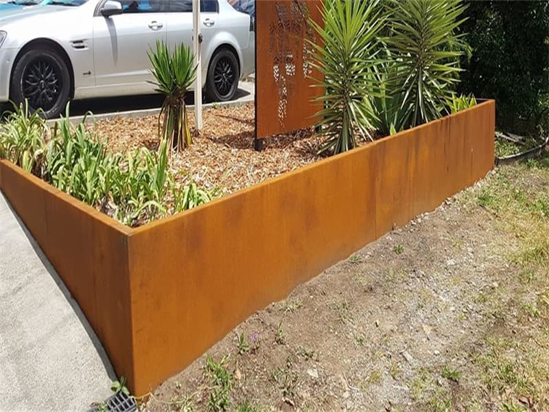 minimalism corten steel edging For Metal Art